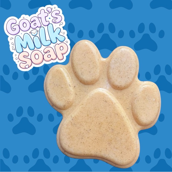 Pet Lover’s Paw-Shaped Goat's Milk Soap- Choose Your Scent - Picture 1 of 1